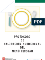 Protocolo Valoracion Menuescolar PDF