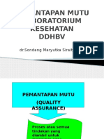 PEMANTAPAN MUTU LABORATORIUM 13 April