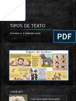 (PresentaciÃ N) Tipos de Texto