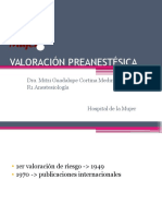 Valoración Preanestésica