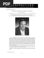 Toward a Metabolic Theory of Ecology