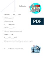 Time Conversions