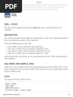 SQL - Joins