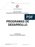 Programas de Desarrollo ACP