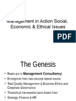 Management in Action Social, Economic & Ethical Issues