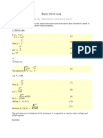 GES Basic Formulas