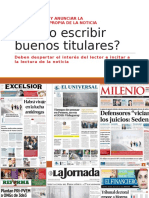 Escribir titulares