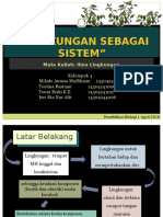 Lingkungan Sebagai Sistem