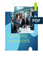 Program Training Manajemen Konflik - Meta Inovasi Untuk Anda