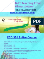 ECO 561 MART Teaching Effectively Eco561martdotcom