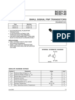 BC327-25 BC327-40: Small Signal PNP Transistors