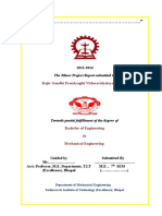 The Minor Project Report Submitted To: Rajiv Gandhi Proudyogiki Vishwavidyalaya, Bhopal