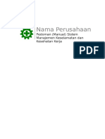 P-P-K3-001 Pedoman (Manual) Sistem Manajemen Keselamatan Kerja.doc