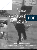 Pedoman Analisa Dan Evaluasi Hasil Audit