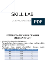 Slide PPT Skill Lab Ilmu Penyakit Mata-Dr. Efril Naldi