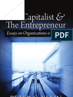 The Capitalist and and the Entrepreneur: Essays on Organizations and Markets