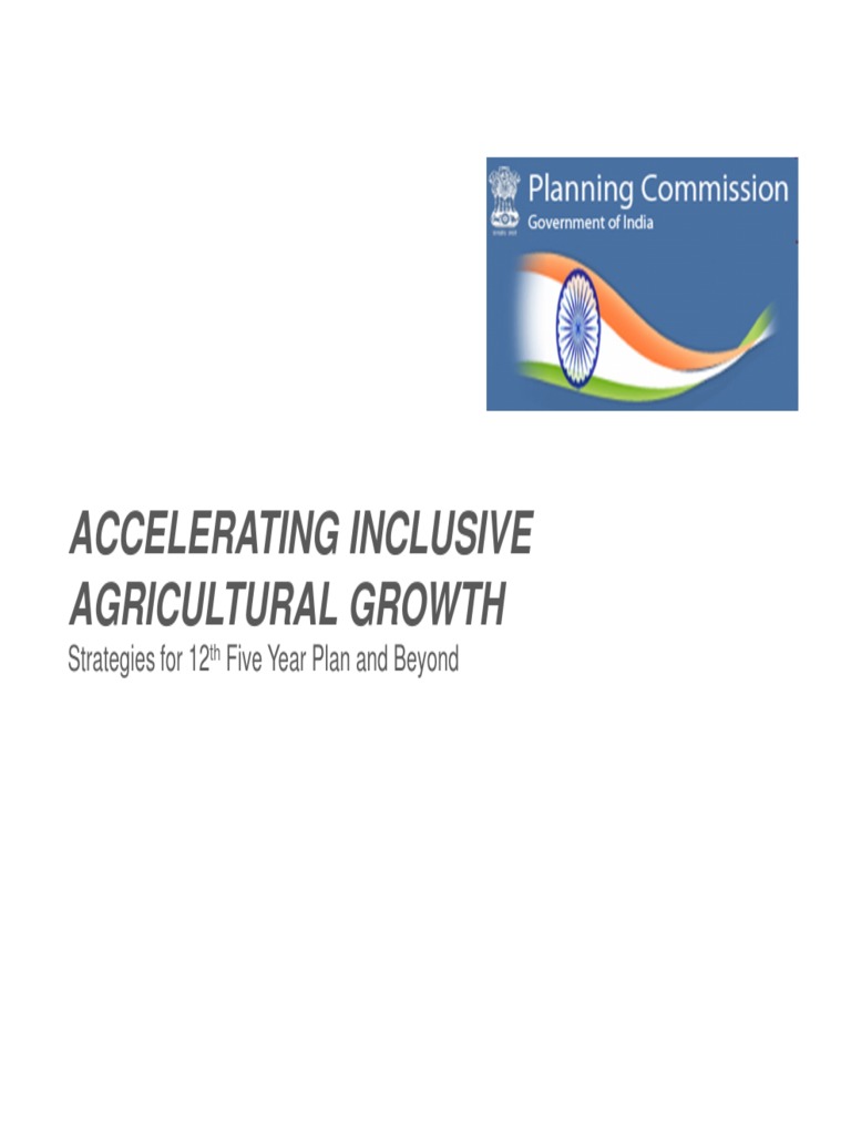 Agriculture 12th Plan | PDF