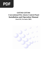 GST102 104 Conventional Fire Panel Installation and Operation Manual Issue 3.03