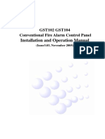 GST102 104 Conventional Fire Panel Installation and Operation Manual Issue 3.03