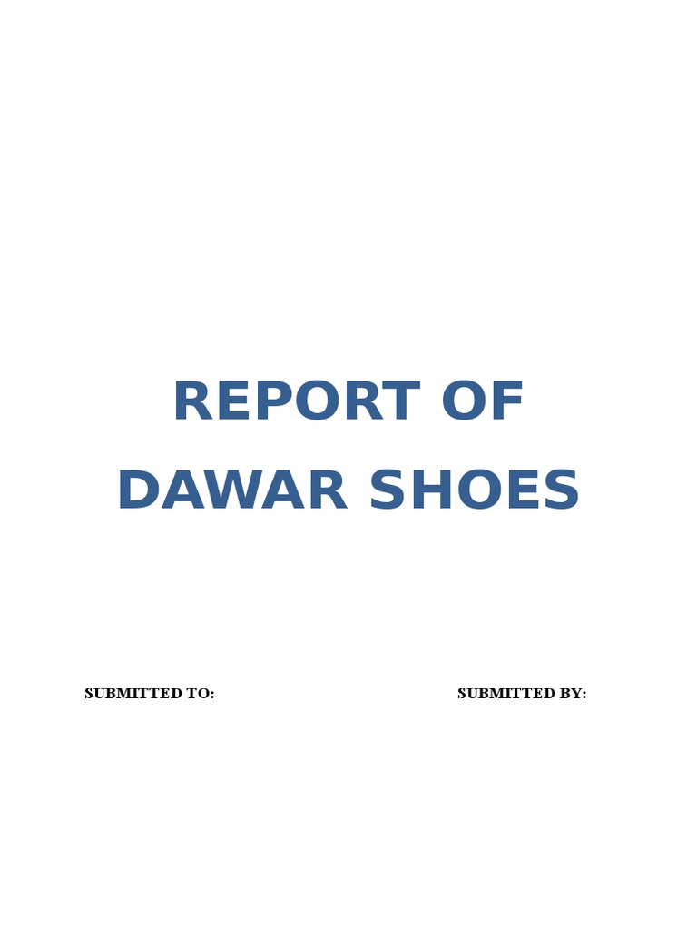 DAWAR Footwear Shoe Free 30day Trial Scribd