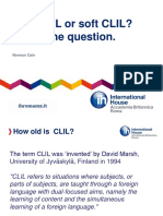 Hard CLIL or Soft CLIL-That Is The Question