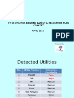 FT 54 Utilities Existing Layout & Relocation Plan Concept: APRIL 2016