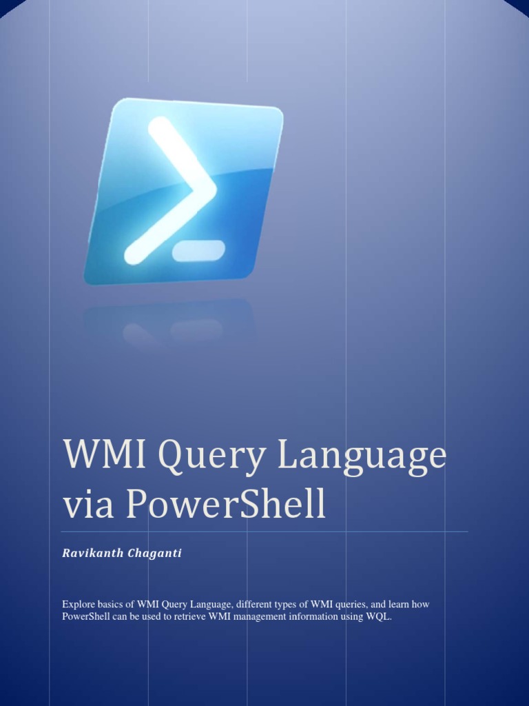 WMI Query Language via PowerShell