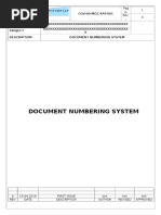 Document Numbering Procedure Guide | PDF | Specification (Technical ...