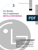 LG Room Air Conditioner: Installation Manual
