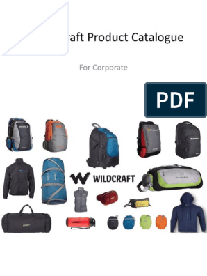 Wilcraft Full Product Catalogue, PDF, Backpack