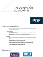 Pautas de Revisión Auditoría Ti