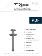 SND Spray Nozzle Desuperheater-Installation Maintenance Manual