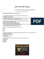 Download Soal CPNS PDF Terbaru by oecok SN309834159 doc pdf