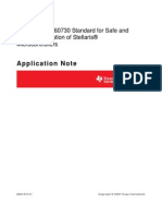 Using The IEC 60730 Standard For Safe and Reliable Operation of Stellaris® Microcontrollers