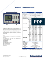Bench LCR/ESR Meter With Component Tester: Data Sheet