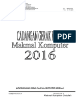 Cadangan Gerak Kerja Unit Ict 2016