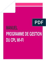 Manuel Programme Gestion CPL Wi Fi