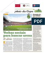 Verbas para Bancar A Arena PE