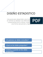 DISEÑO ESTADISTICO