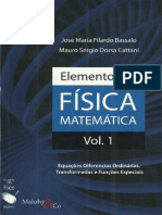 Elementos de Fisica Matematica Vol 1 Bassalo e Cattani 936cf