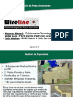 Gestion de Pozos Inyectores Sistema de Wire Line