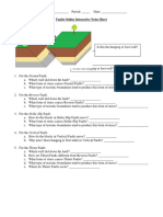 Faults Online Guided Tutorial Notes Sheet