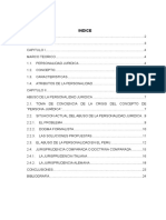 Abuso de La Personalidad Jurica y Situacion Actual de La Personalidad Juridica