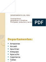 Departamentos Del Perú