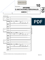 Anexo de Formulario de Anotaciones Personales