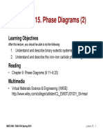 MSE 3300-Lecture Note 15-Chapter 09 Phase Diagrams