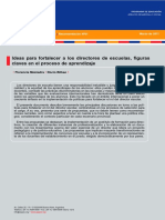 91 DPP R Ideas para Fortalecer A Los Directores de Escuelas Figuras Claves en El Proceso de Aprendizaje Mezzadra Bilbao 2011