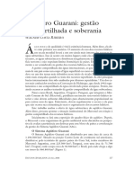 Aqüífero Guarani Gestão Compartilhada e Soberania