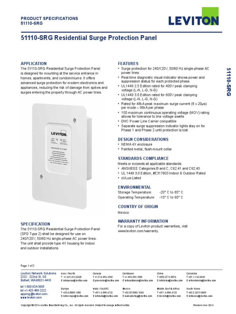 Leviton_51110SRG_Residential_Surge_Protection_Panel.pdf Electrical