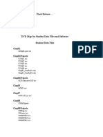 DVD Map Student Data Files Software Chapters Projects